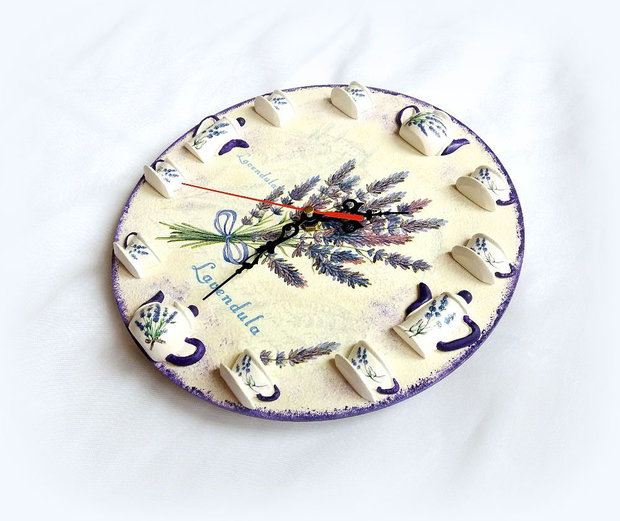 Ceas de perete - Lavanda 132905