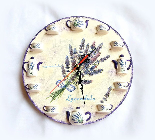 Ceas de perete - Lavanda 132905