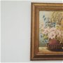 Delicat tablou pictura  "Vas cu flori"