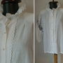 BLUZA BRODERIE BUMBAC TOPIT SI DANTELA