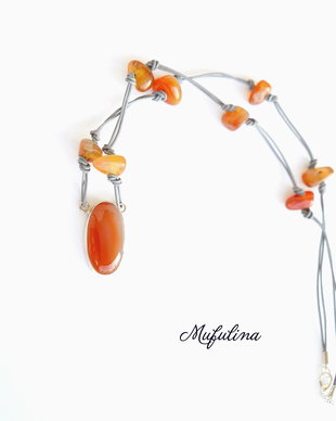 Colier cu agate