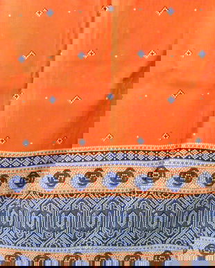 Esarfa indiana-sari bumbac