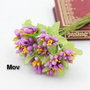 9872 - Buchetel fructe de padure si stamine decorative, efect zahar