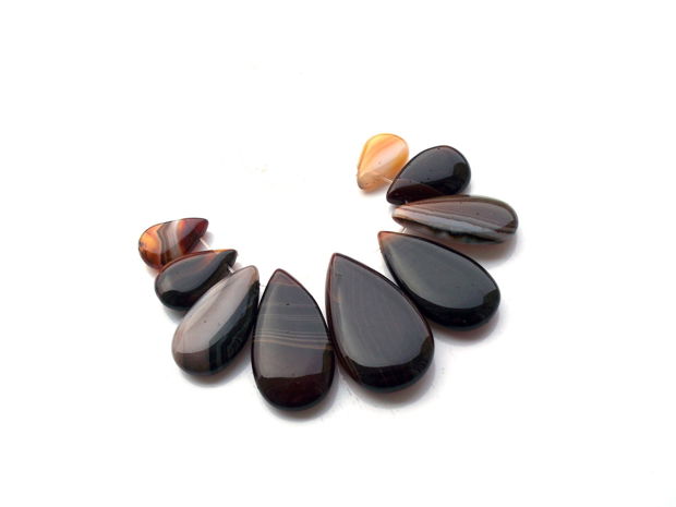 Set pandant/baza colier agate