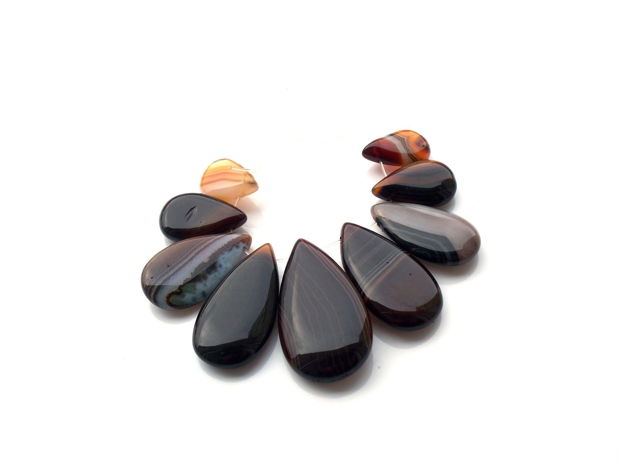 Set pandant/baza colier agate