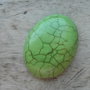 Cabochon turquoise verde, 40x30 mm