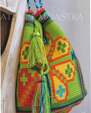 Geantă croșetată manual, ornamentata cu motivul popular din Crișana soare fitoform ,handmade