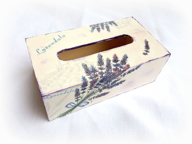 Cutie servetele de hartie - lavanda - 122614