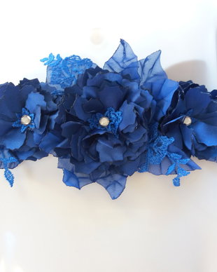 Brau/Cordon cu flori handmade