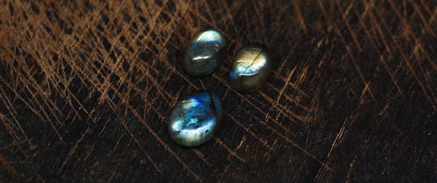 Set labradorite pentru cercei si inel - IBN0073