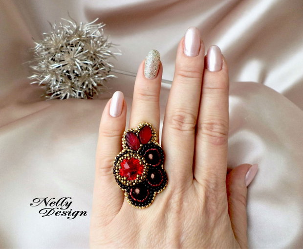 "Secret Passion" - Inel Swarovski Rivoli