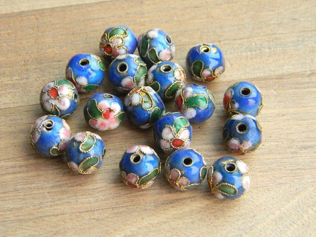 Margele cloisonne 10 mm