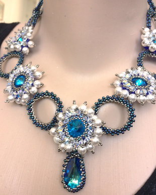 Colier cu Swarovski-