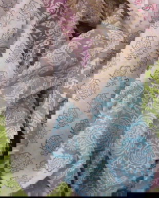 Draperie  batist India-NOUA