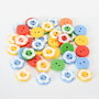 Nasturi din plastic , floricele de 12 mm
