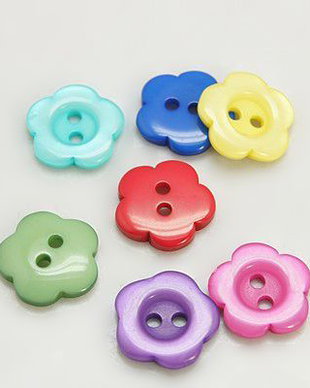 Nasturi din plastic , floricele de 9 mm