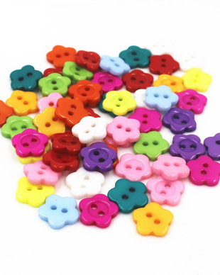 Nasturi din plastic , floricele de12 mm