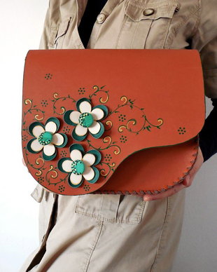 geanta handmade unicat- Vintage flowers ver.3.0