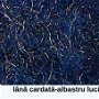 cardata - albastru cu fibre lucioase-25g