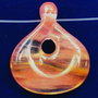 K0061 - Pandantiv, cuartz cherry, 40x35x10mm