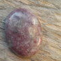 Cabochon lepidolit, 40x30 mm