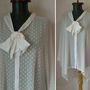 H&M BLUZA VOAL PICOURI