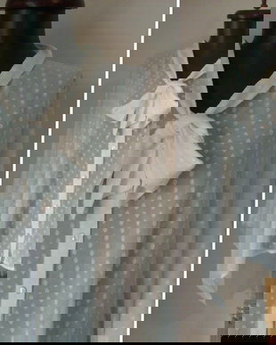 H&M BLUZA VOAL PICOURI