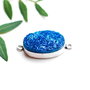 Link - agat &quartz titanium  druzy electroplatat