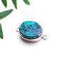Link - agat &quartz titanium  druzy electroplatat