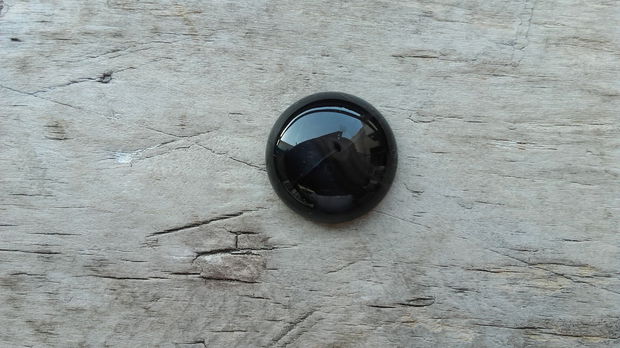 Cabochon agata neagra, 20mm - CADOU