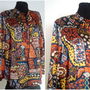 BLUZA DIN MATASE IMPRIMEU