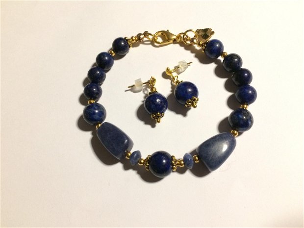 Set lapis lazuli si agate (353)
