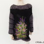 Vândut Bluza / Pulover crosetat si impaslit - aroma de lavanda