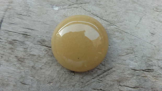 Cabochon aventurin galben, 25 mm