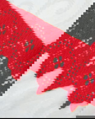 Dantela rosie crosetata