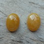 Cabochon aventurin galben, 15x12 mm (2 buc)