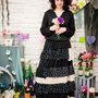rochie casual ,cu multe volane ,pt primavara