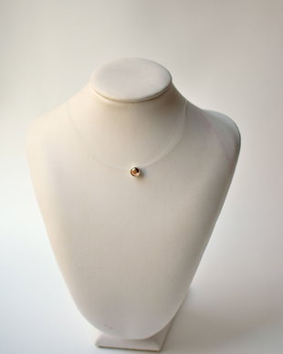 Colier/choker transparent cu argint