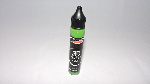 Decor pen 3D-verde fluorit- 30ml