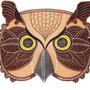 Bufnita masca brodata