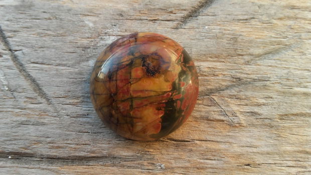 Cabochn jasp Picasso, 25mm