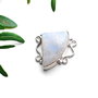 Pandant  Moonstone  natural in rama argintata