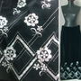 FUSTA CATIFEA BUMBAC BRODERIE