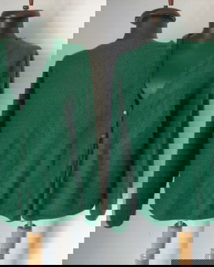 Cardigan casmir verde