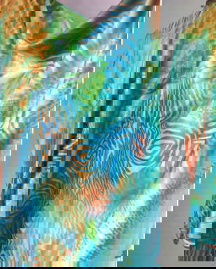 UGOZA esarfa matase naturala