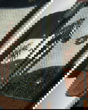 Sacou stofa lana broderie