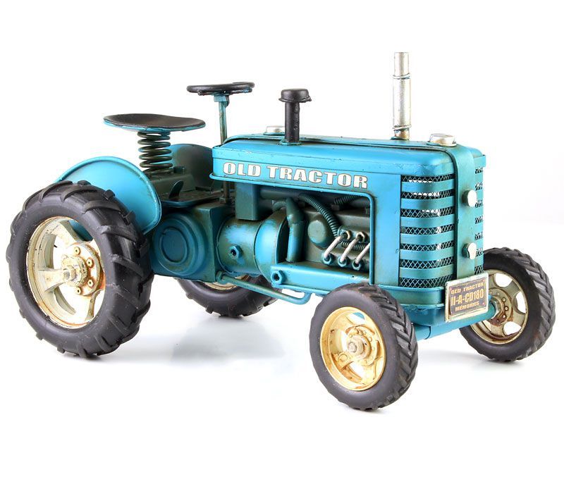 MODEL DE TRACTOR ALBASTRU