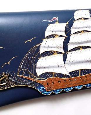 plic handmade unicat - Sailing Ship