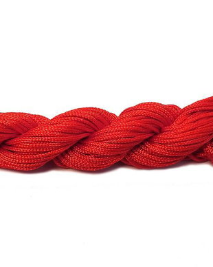 Snur din nailon, 1 mm, rosu
