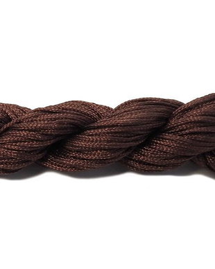 Snur din nailon, 1 mm, maro inchis